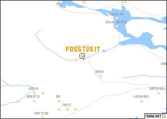 map of Fosstveit
