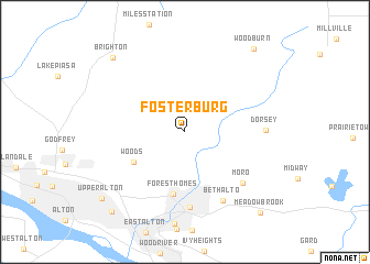 map of Fosterburg