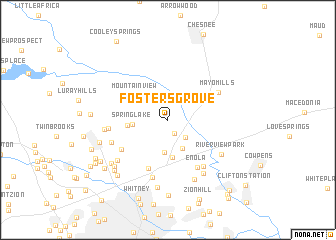 map of Fosters Grove