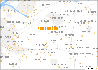 map of Fostertown