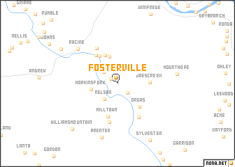 map of Fosterville