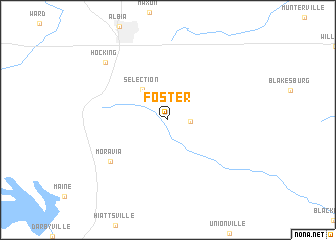 map of Foster