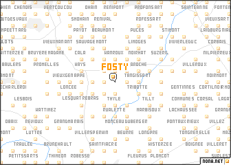 map of Fosty