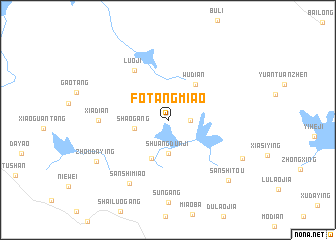 map of Fotangmiao