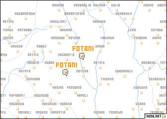 map of Fotani