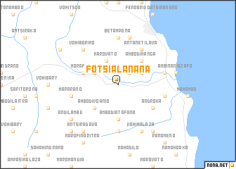 map of Fotsialanana