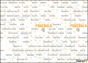 map of Foucauld