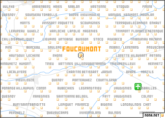 map of Foucaumont