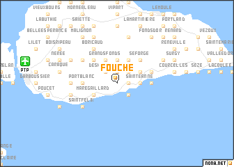 map of Fouché