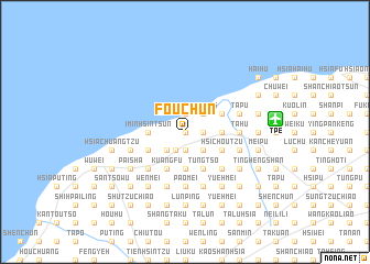 map of Fou-chün