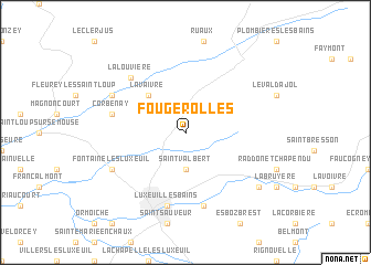 map of Fougerolles