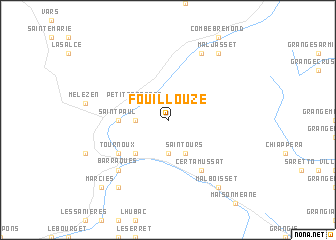 map of Fouillouze