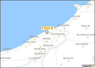 map of Fouka