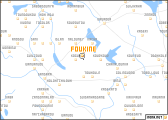 map of Foukiné