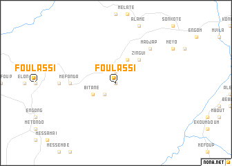 map of Foulassi