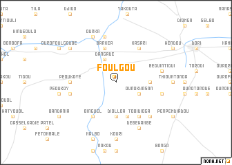 map of Foulgou