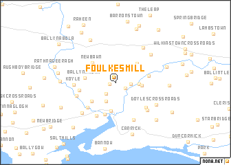 map of Foulkesmill