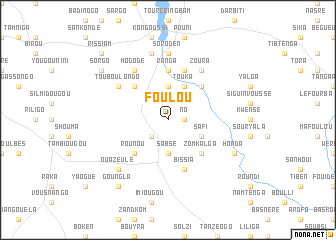 map of Foulou