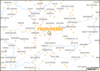 map of Foundiassou