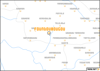 map of Foundoubougou