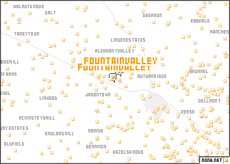 map of Fountain Valley