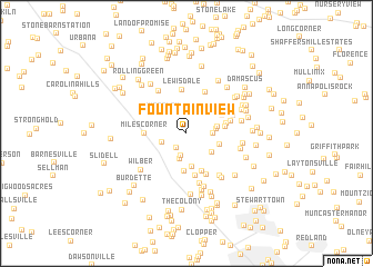 map of Fountain View