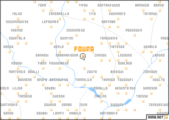 map of Foura
