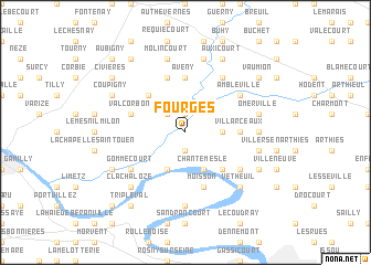 map of Fourges