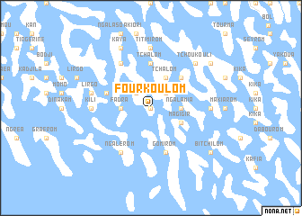 map of Fourkoulom