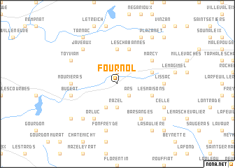 map of Fournol