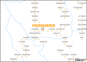 map of Fouroumanga