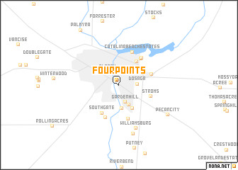 map of Four Points