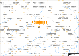 map of Fourquies