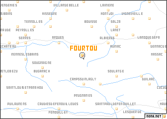 map of Fourtou