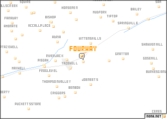 map of Fourway