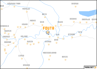 map of Fouta