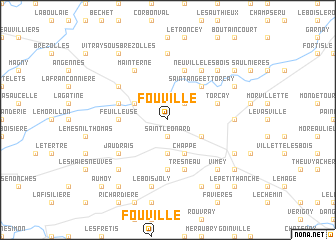 map of Fouville