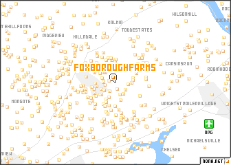 map of Foxborough Farms