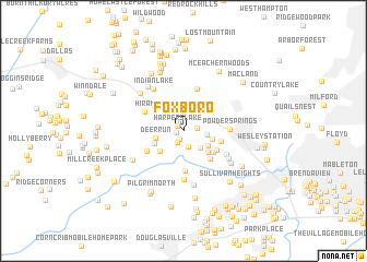 map of Foxboro