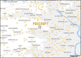 map of Foxcroft