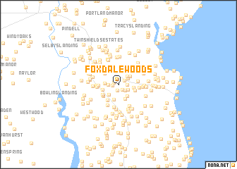 map of Fox Dale Woods