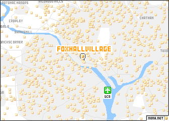 map of Foxhall Village