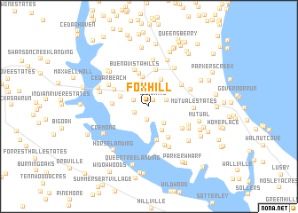 map of Fox Hill