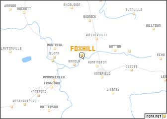 map of Fox Hill