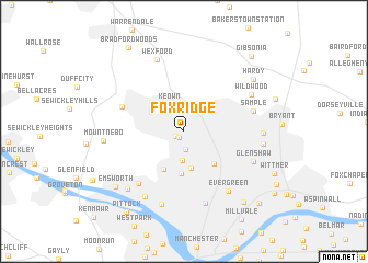 map of Fox Ridge