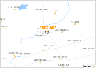 map of Fox Ridge