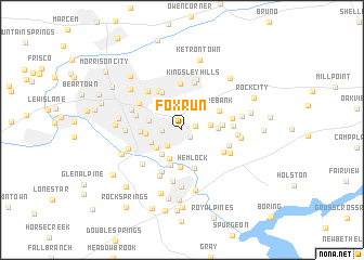 map of Fox Run