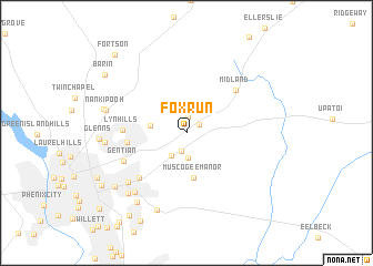 map of Foxrun