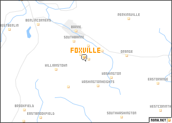 map of Foxville
