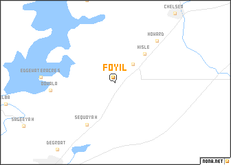 map of Foyil